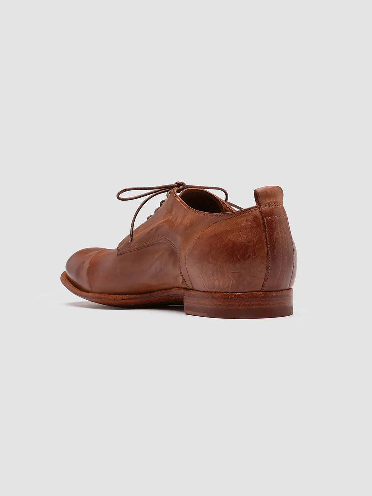 STEREO 003 - Brown Leather Derby Shoes