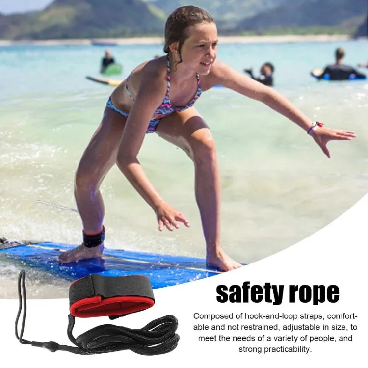 Surf Foot Rope Outdoor Water Sports Paddle Board Safety Rope(Red)