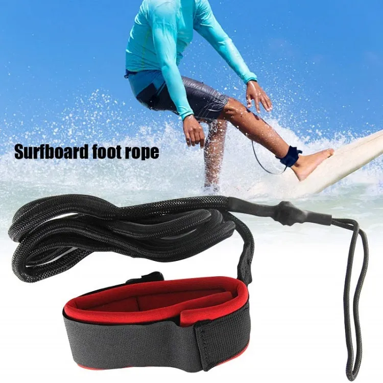 Surf Foot Rope Outdoor Water Sports Paddle Board Safety Rope(Red)