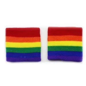 Sweat Wristband Set - Rainbow