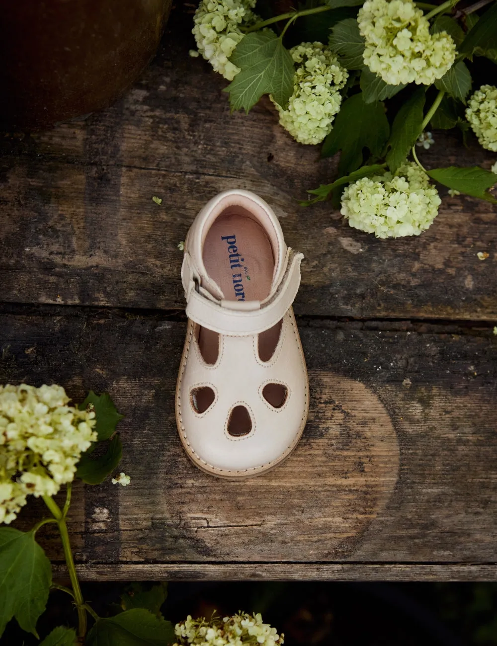 T-Bar Sandal - Cream