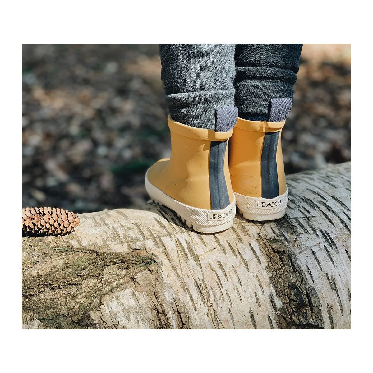 Tekla Rain Boot - Yellow mellow/creme de la creme mix