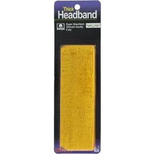 Thick 2-Ply Headband - Gold