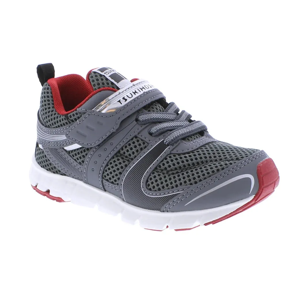 Tsukihoshi Child Velocity (Sizes 7 - 1) - Gray/Red