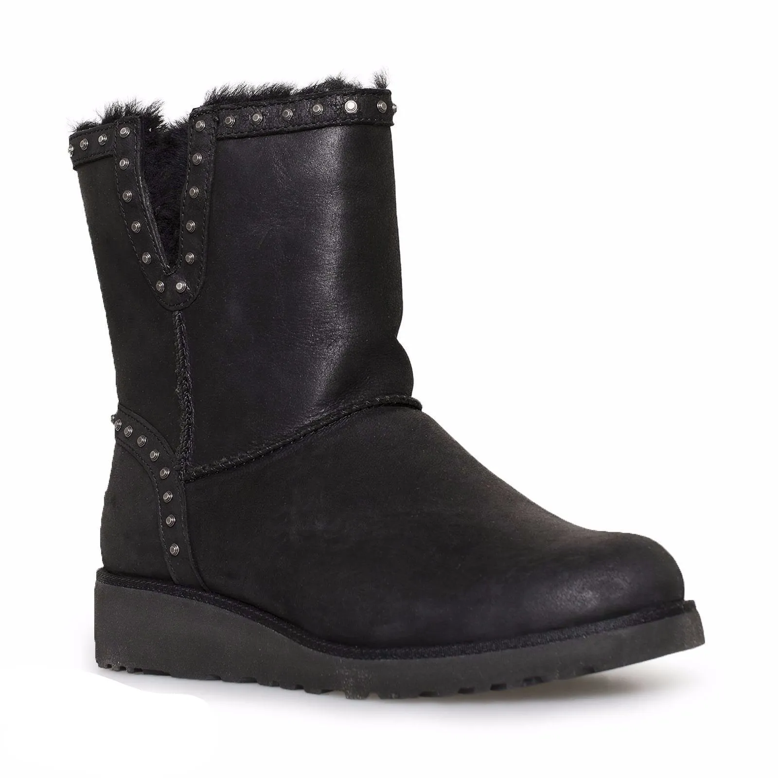 UGG Cyd Leather Black Boots