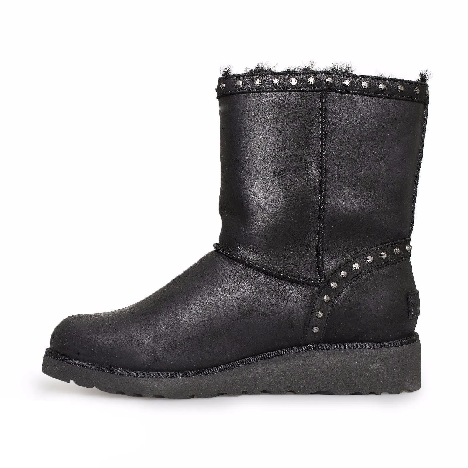 UGG Cyd Leather Black Boots