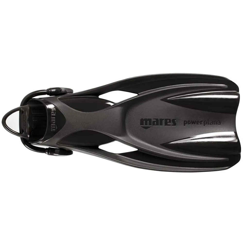 Used Mares Power Plana Open Heel Scuba Dive Fins-Small -M:6-9 / W:7-10