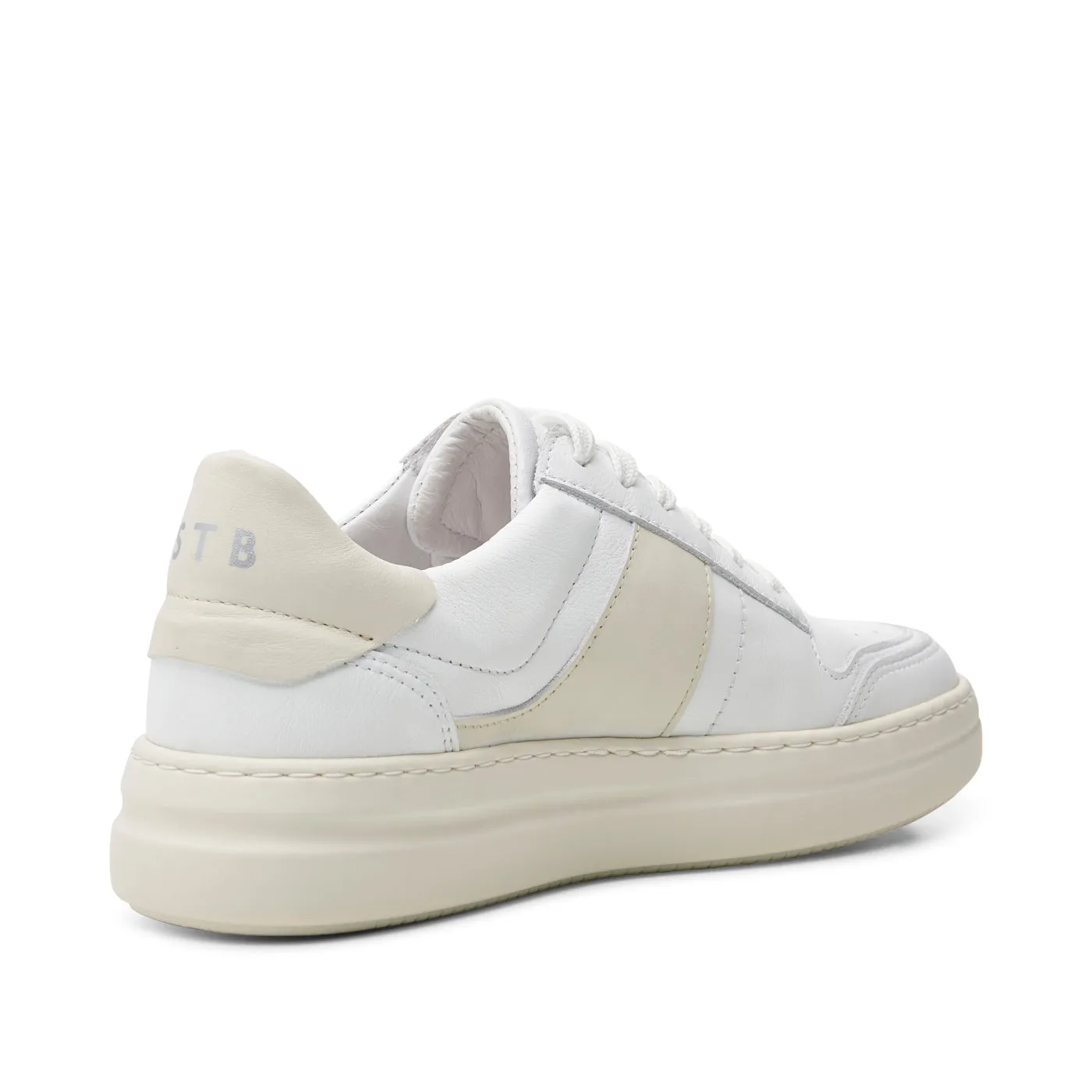 Valda sneaker suede leather - WHITE