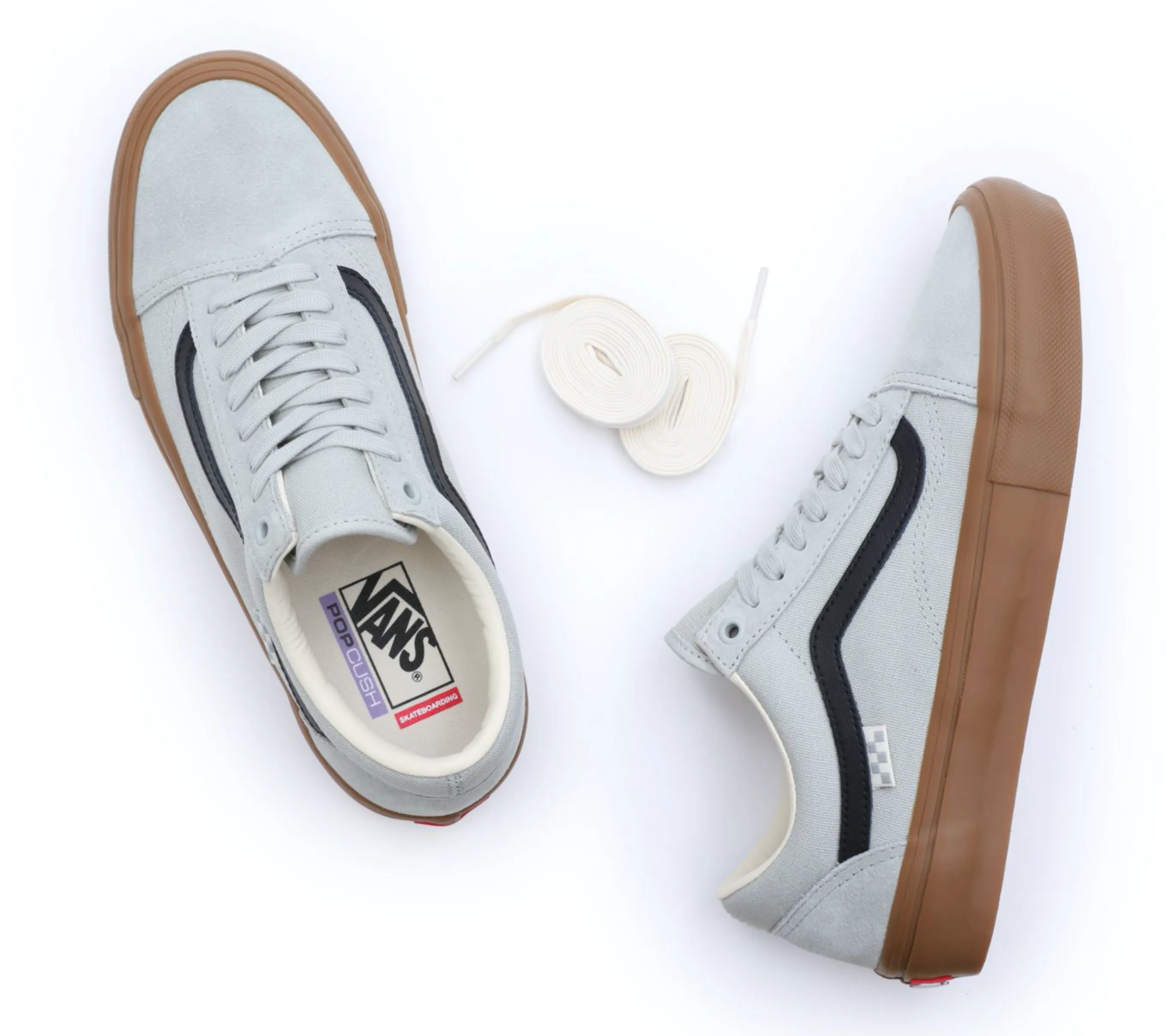 Vans Skate Old Skool Pro - Grey/Gum