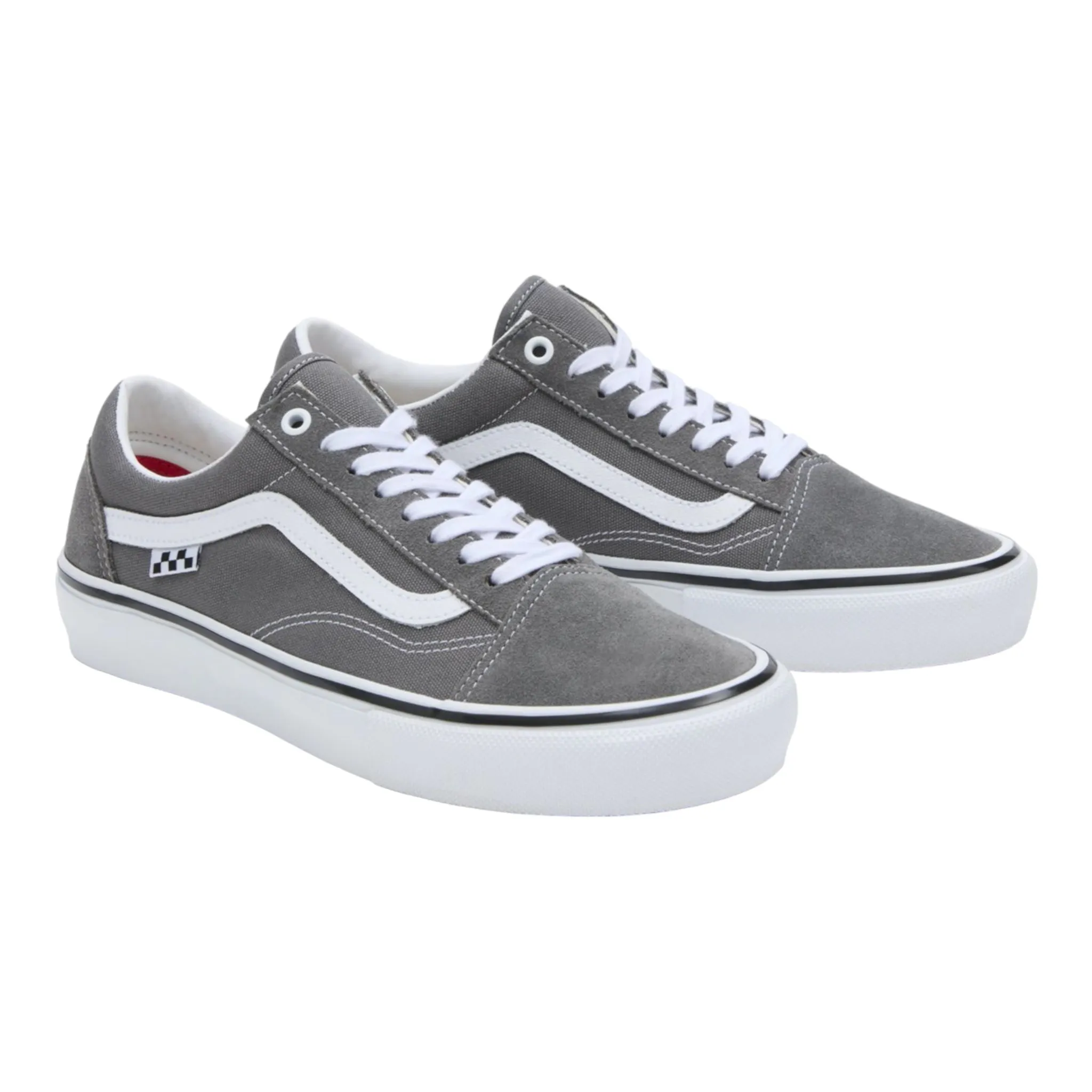 Vans Skate Old Skool Pro - Pewter/White