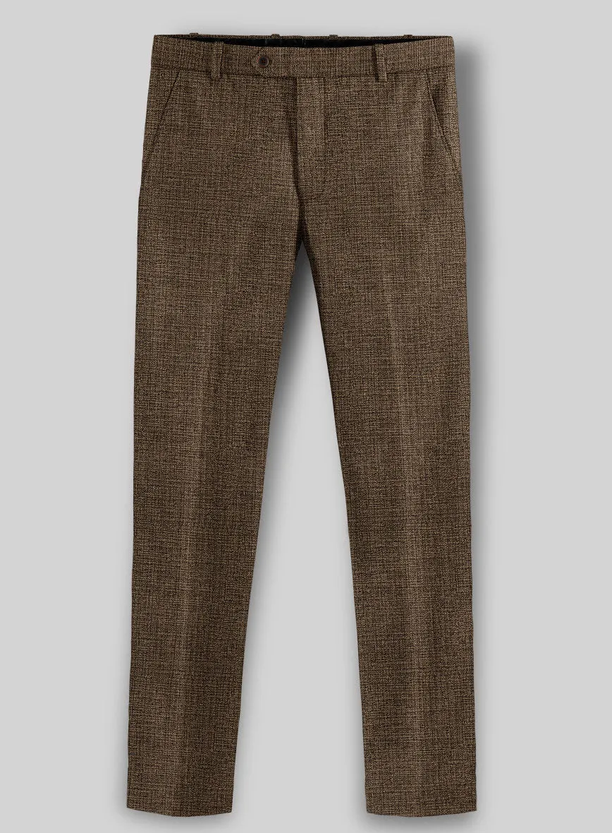 Vintage Glasgow Brown Tweed Suit