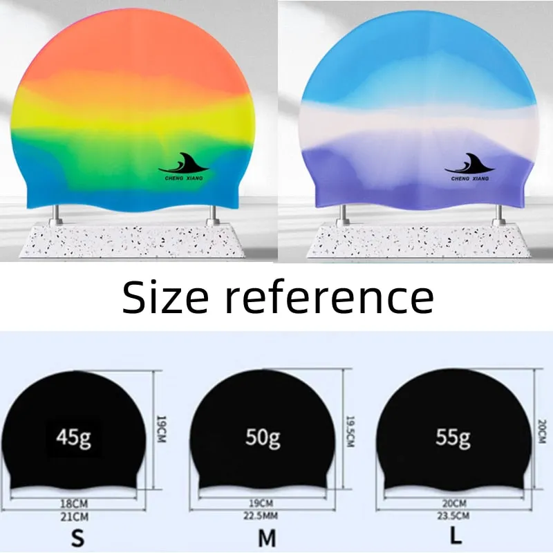 Waterproof Silicone Swimming Cap Elastic