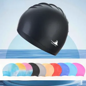 Waterproof Silicone Swimming Cap Elastic