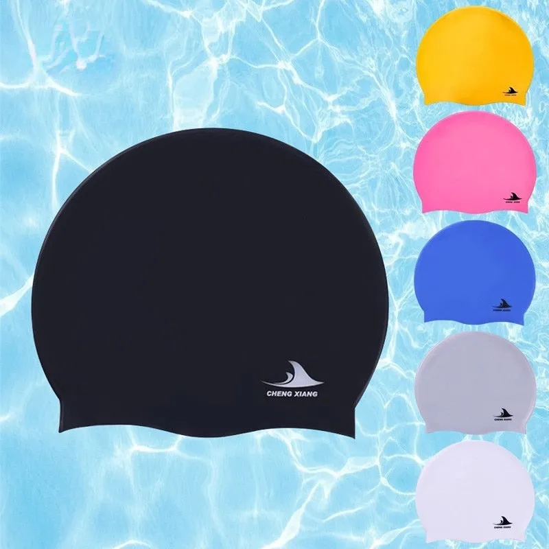 Waterproof Silicone Swimming Cap Elastic