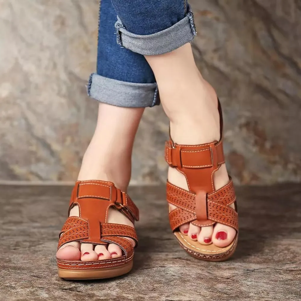 Wedge Summer Vintage Anti-slip Retro Slides Shoes