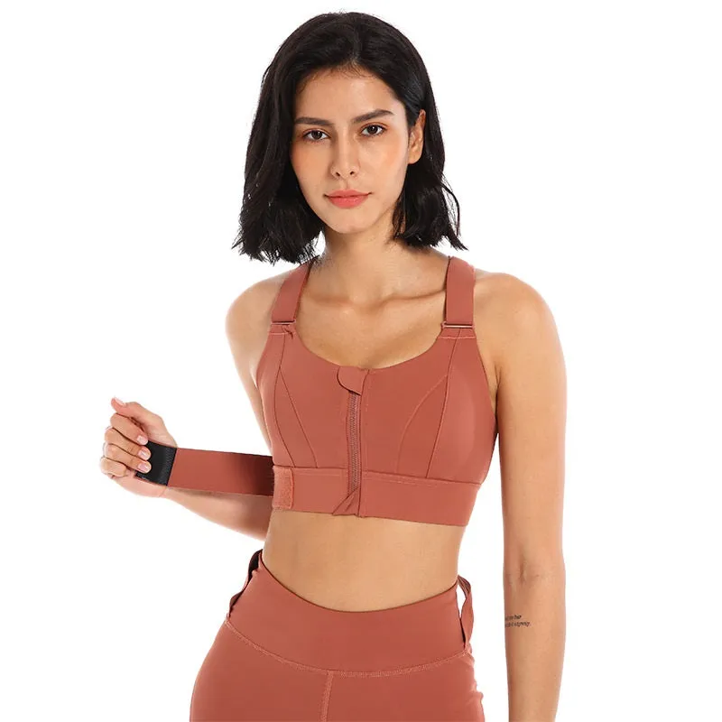 Wholesale Front Zipper Sports Bra For Women