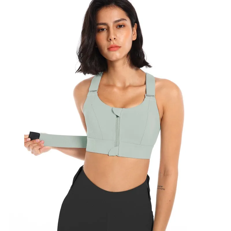 Wholesale Front Zipper Sports Bra For Women