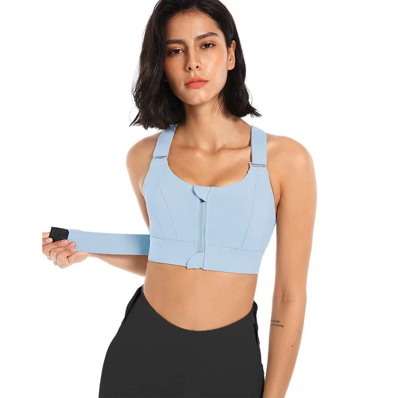 Wholesale Front Zipper Sports Bra For Women