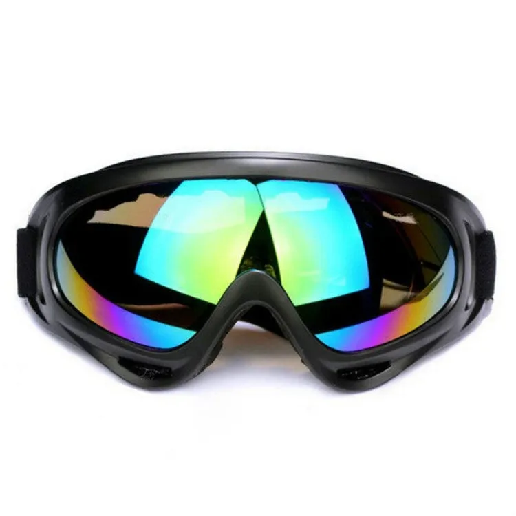 Windproof UV Resistant Ski Goggles Multi-functional Outdoor Sport Goggles(Colorful Lens)