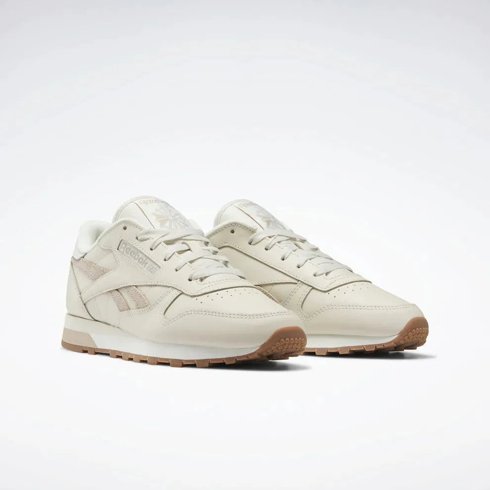 Womens Classic Leather - Alabaster/Beige