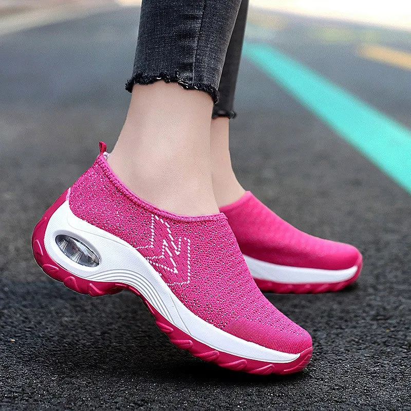 Women's comfortable lightweight breathable mesh shoes