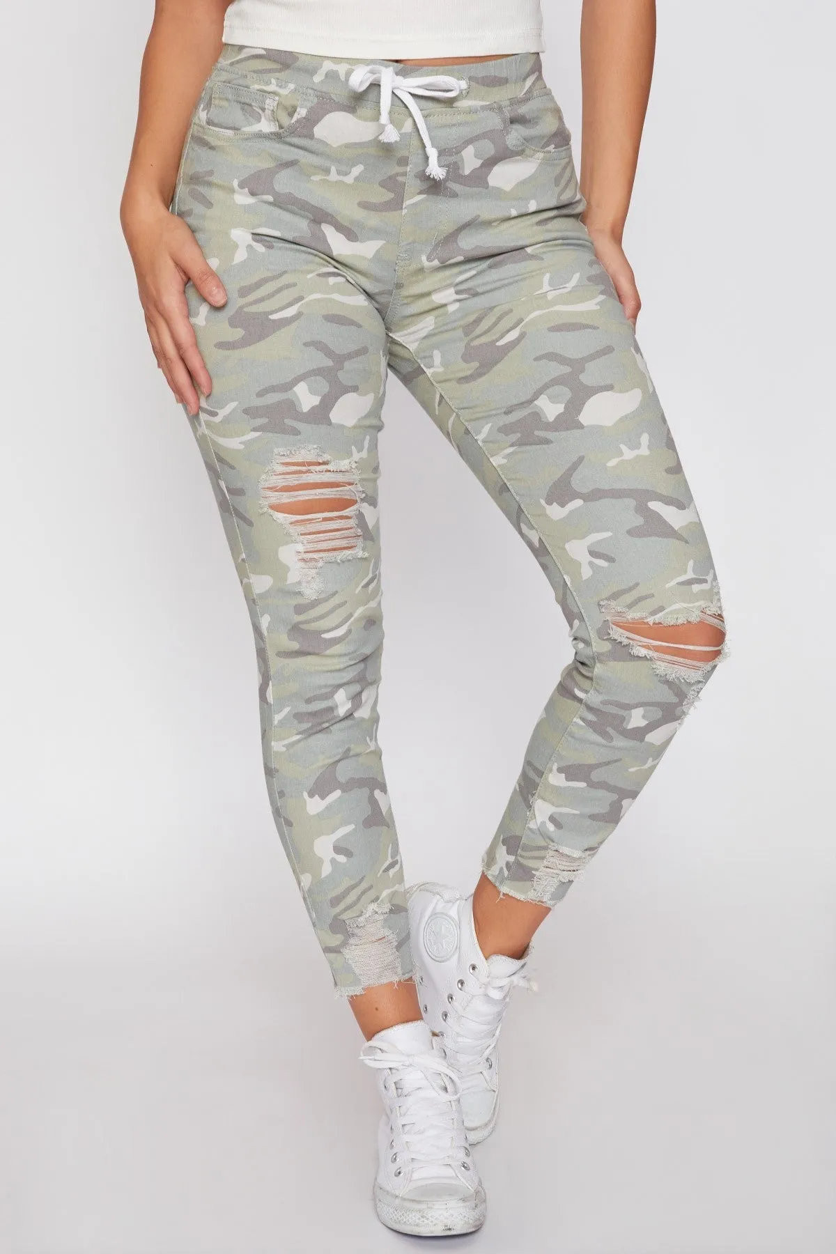 Women's Distressed Ankle Jogger