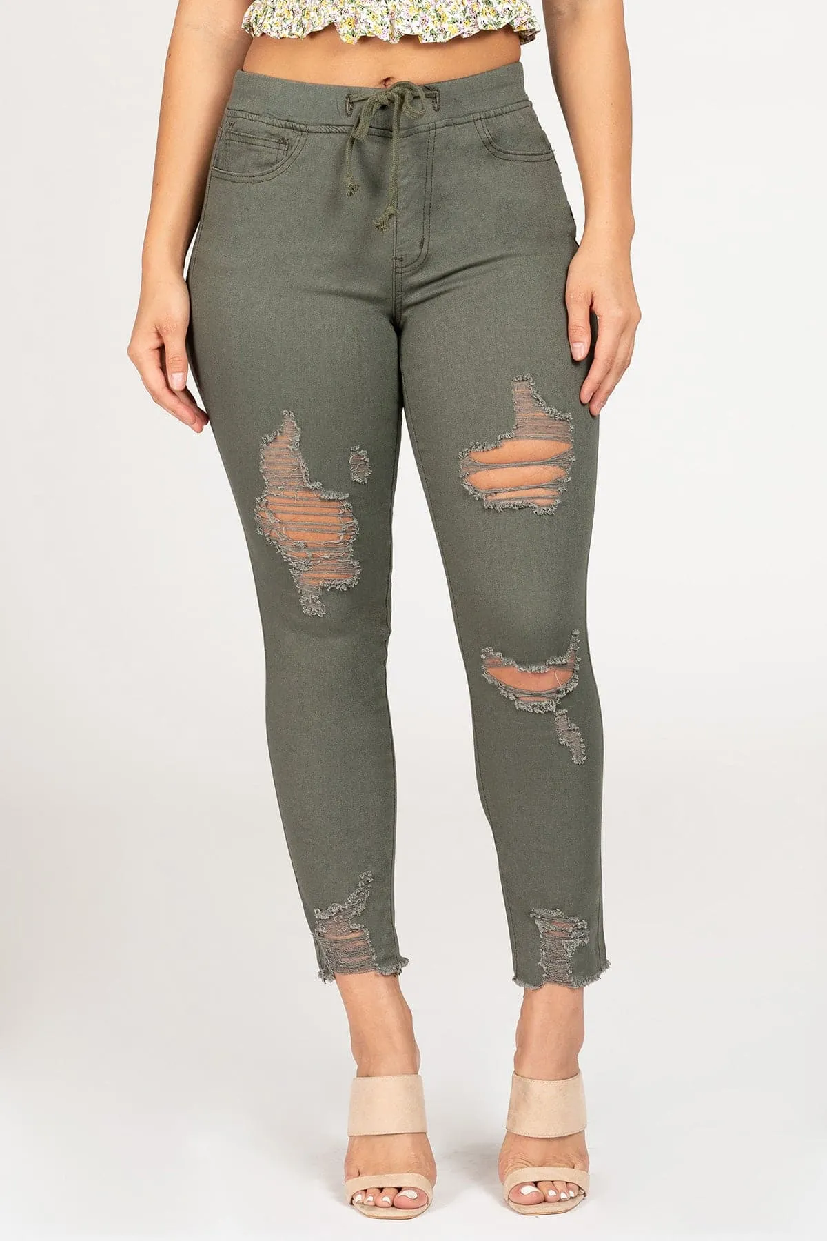 Women's Distressed Ankle Jogger