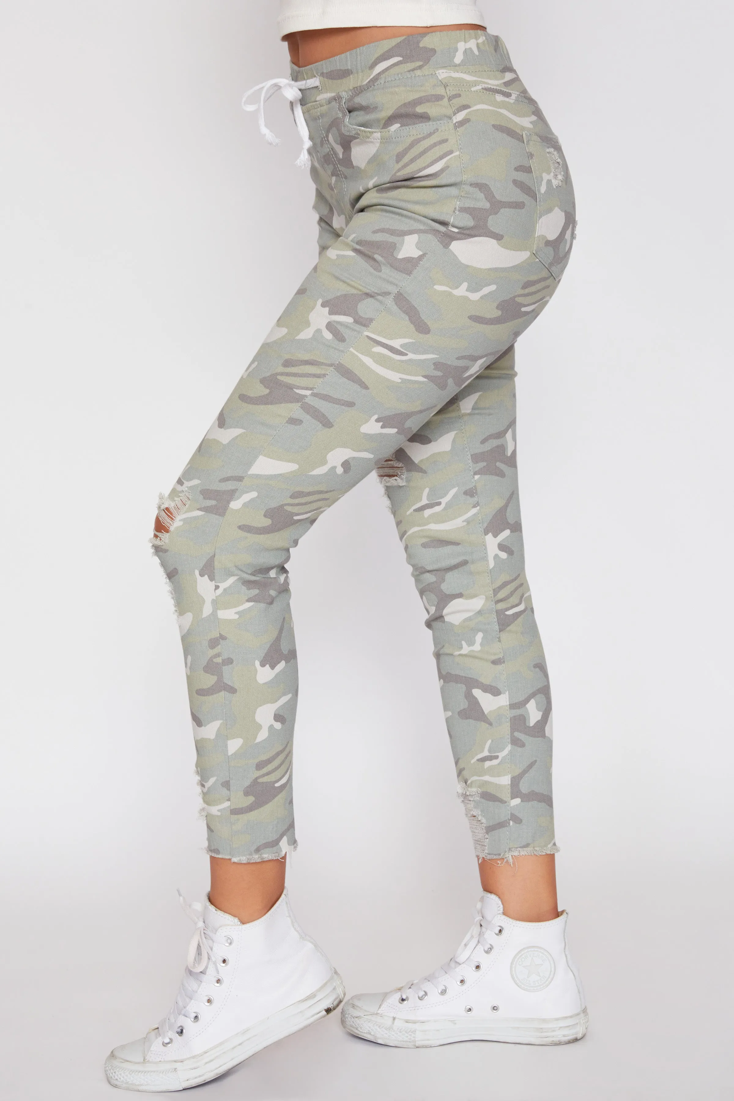 Women's Distressed Ankle Jogger