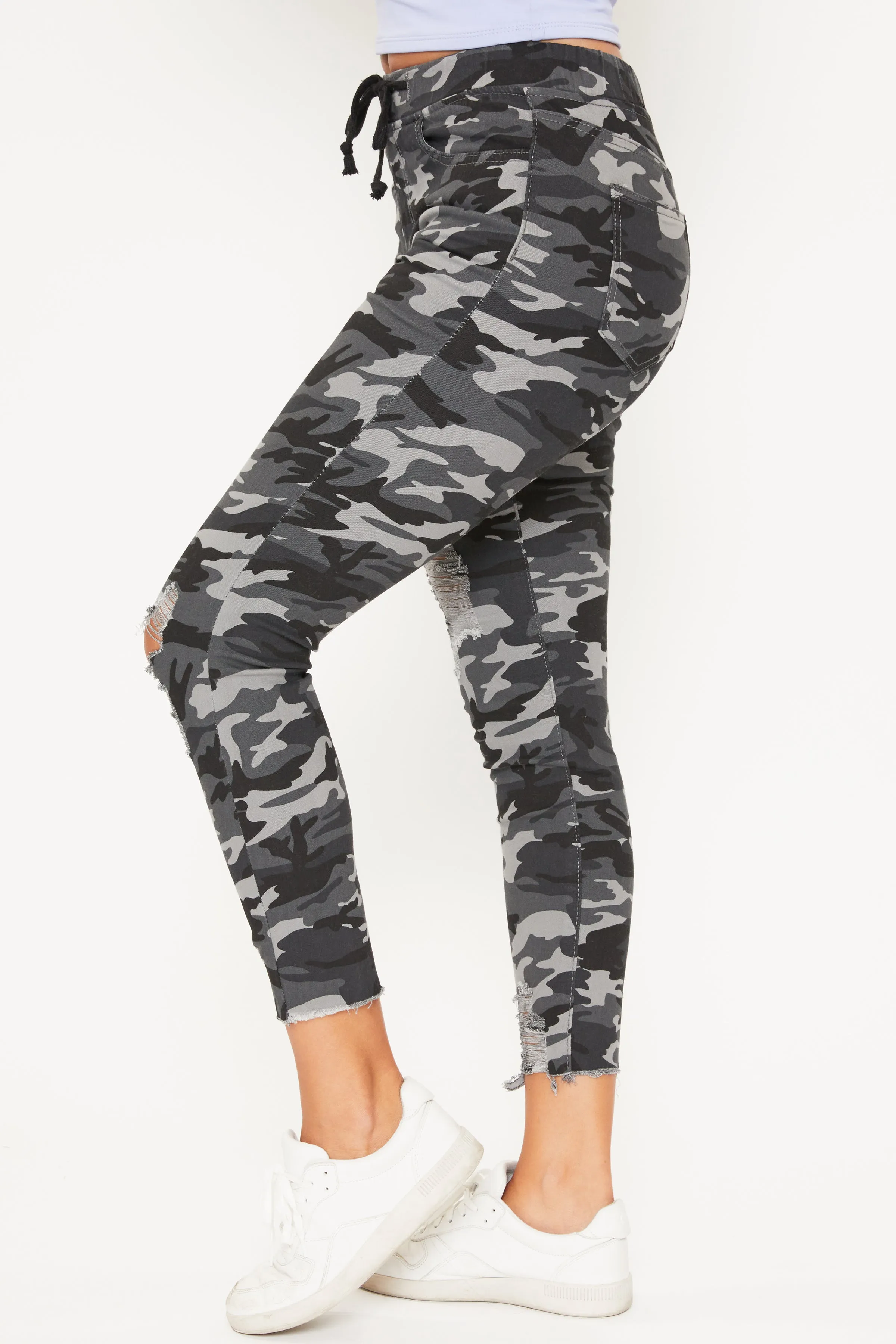 Women's Distressed Ankle Jogger