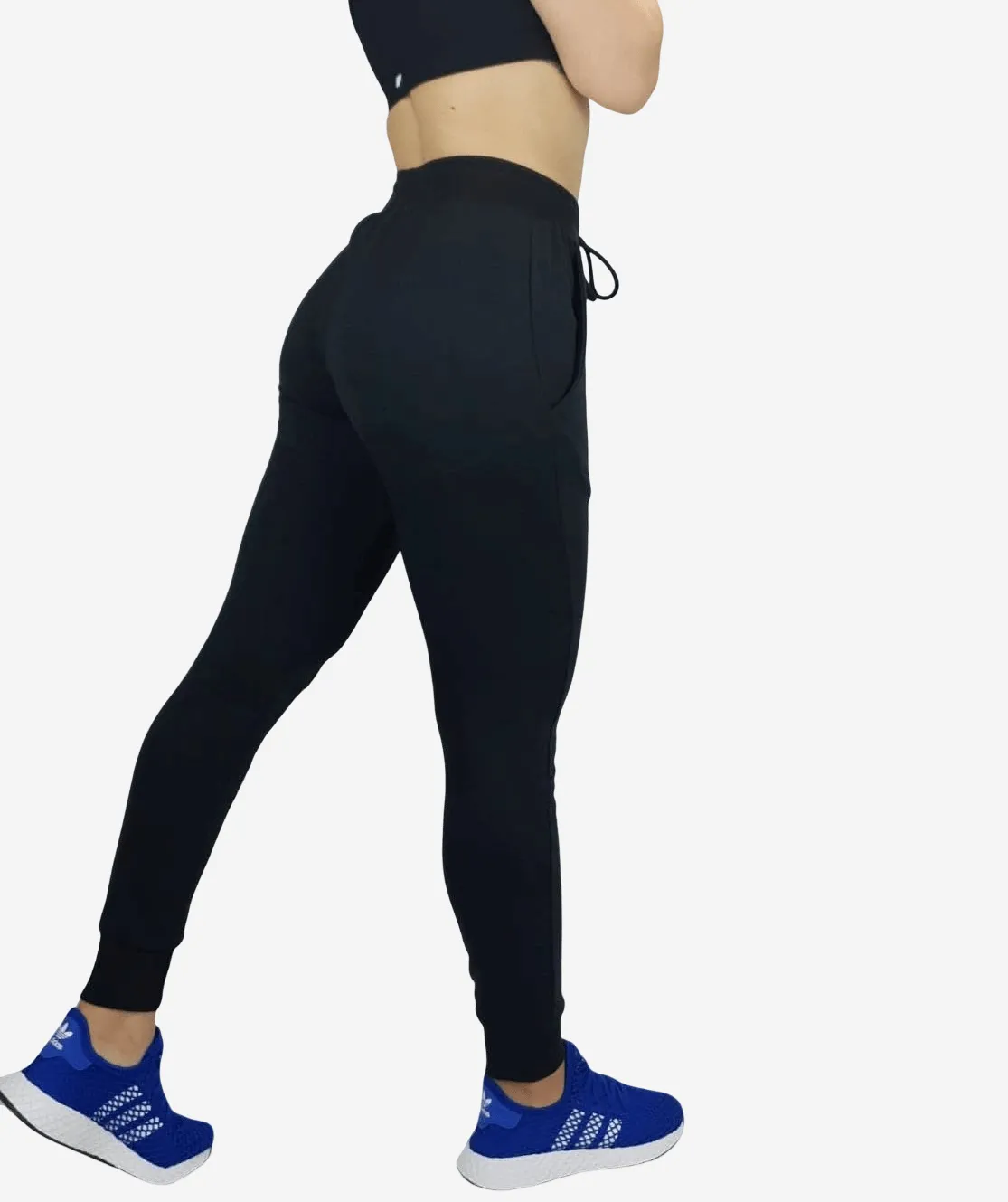 WOMENS FLEX TRACKIES - BLACK