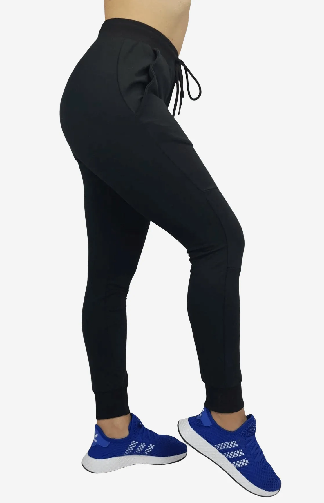 WOMENS FLEX TRACKIES - BLACK