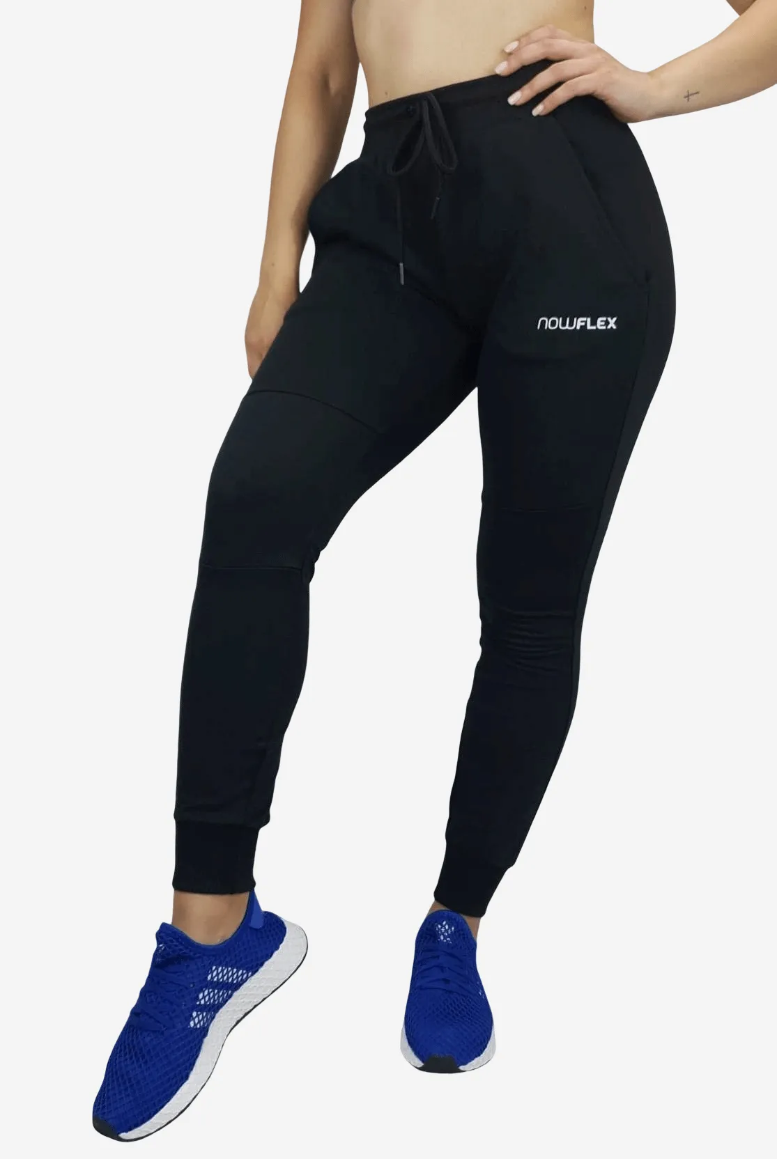 WOMENS FLEX TRACKIES - BLACK