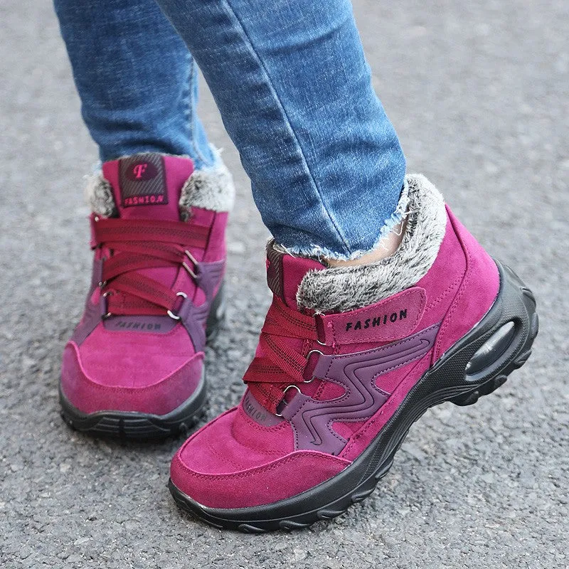 Women's winter thermal non-lip velcro comfortable boots