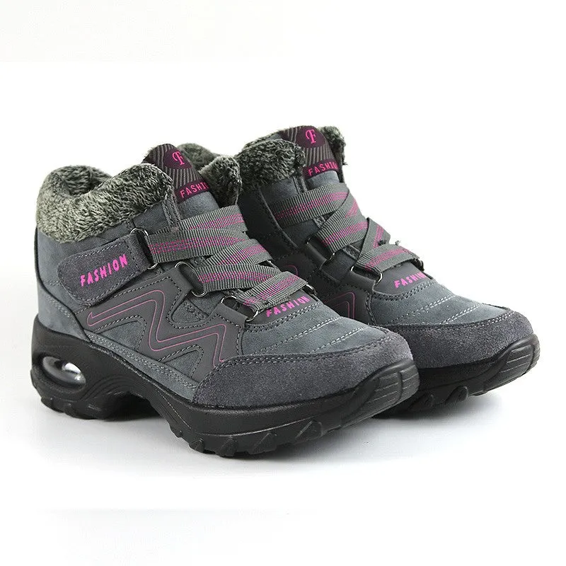 Women's winter thermal non-lip velcro comfortable boots