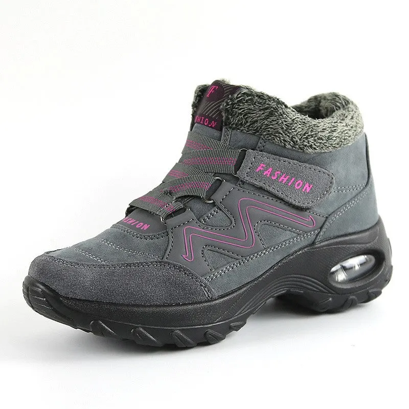 Women's winter thermal non-lip velcro comfortable boots