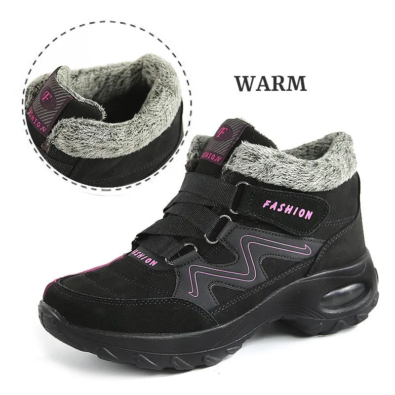 Women's winter thermal non-lip velcro comfortable boots