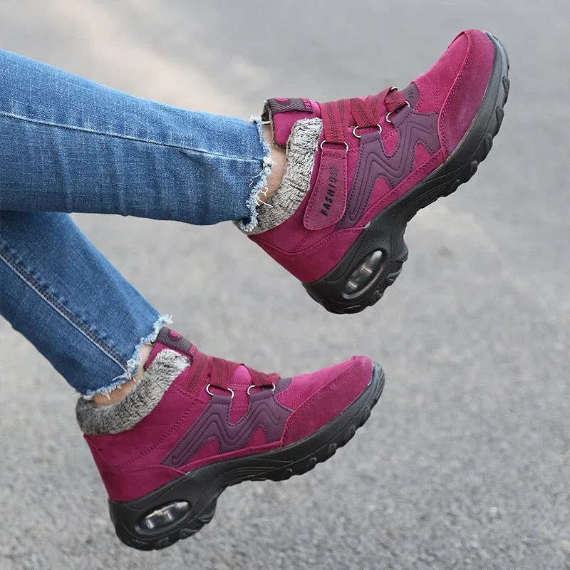 Women's winter thermal non-lip velcro comfortable boots