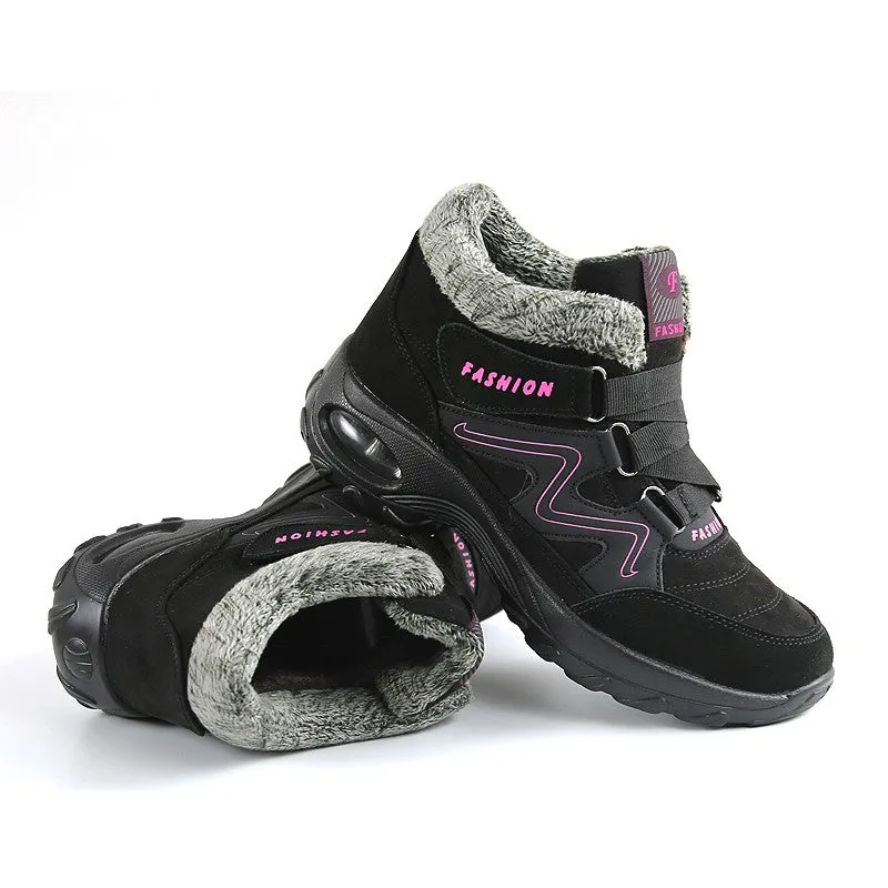 Women's winter thermal non-lip velcro comfortable boots