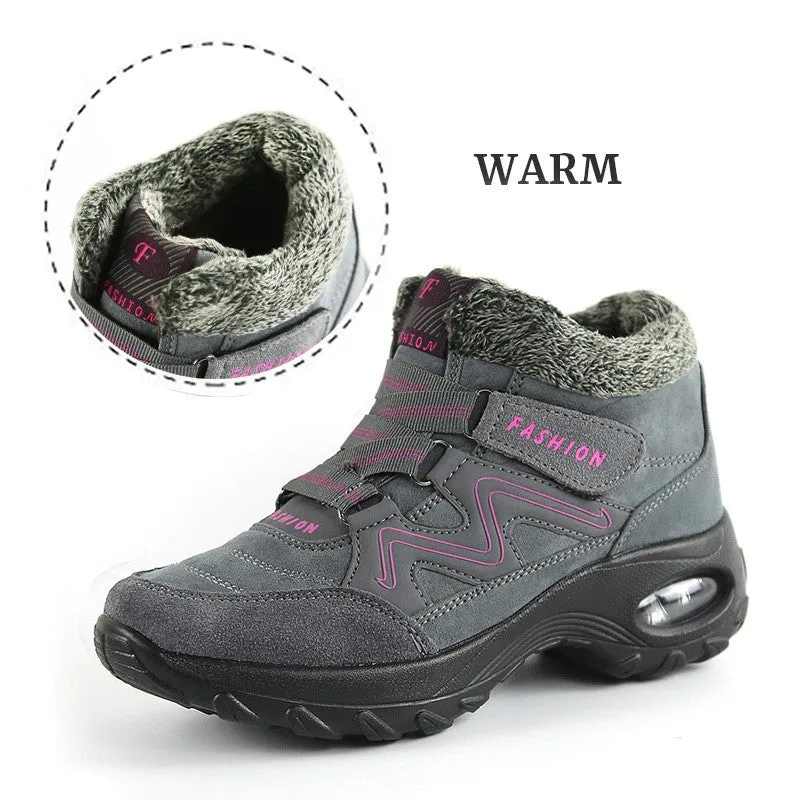 Women's winter thermal non-lip velcro comfortable boots