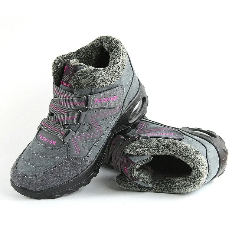 Women's winter thermal non-lip velcro comfortable boots