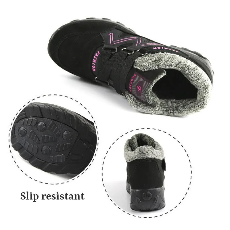 Women's winter thermal non-lip velcro comfortable boots