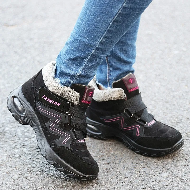 Women's winter thermal non-lip velcro comfortable boots