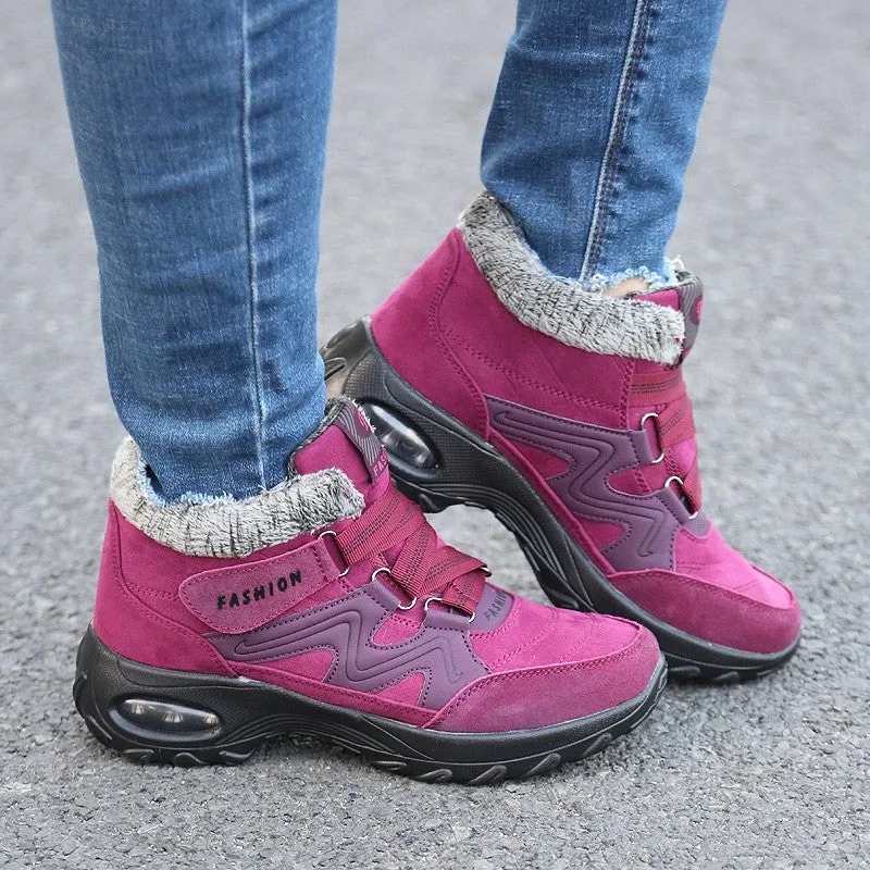 Women's winter thermal non-lip velcro comfortable boots