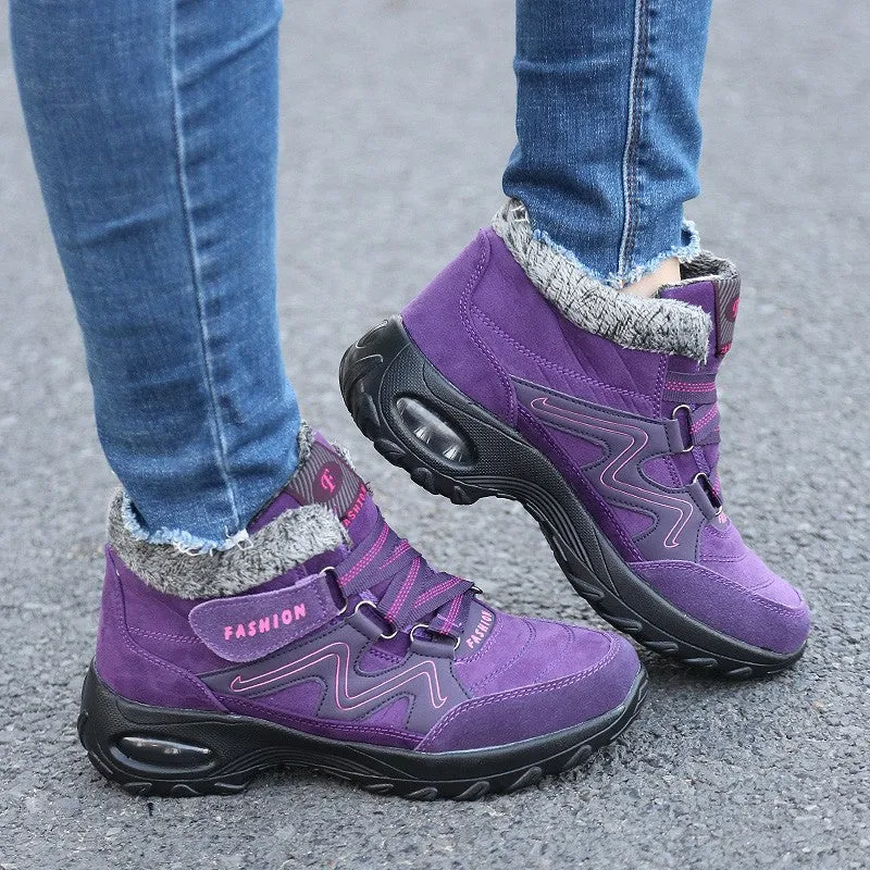 Women's winter thermal non-lip velcro comfortable boots