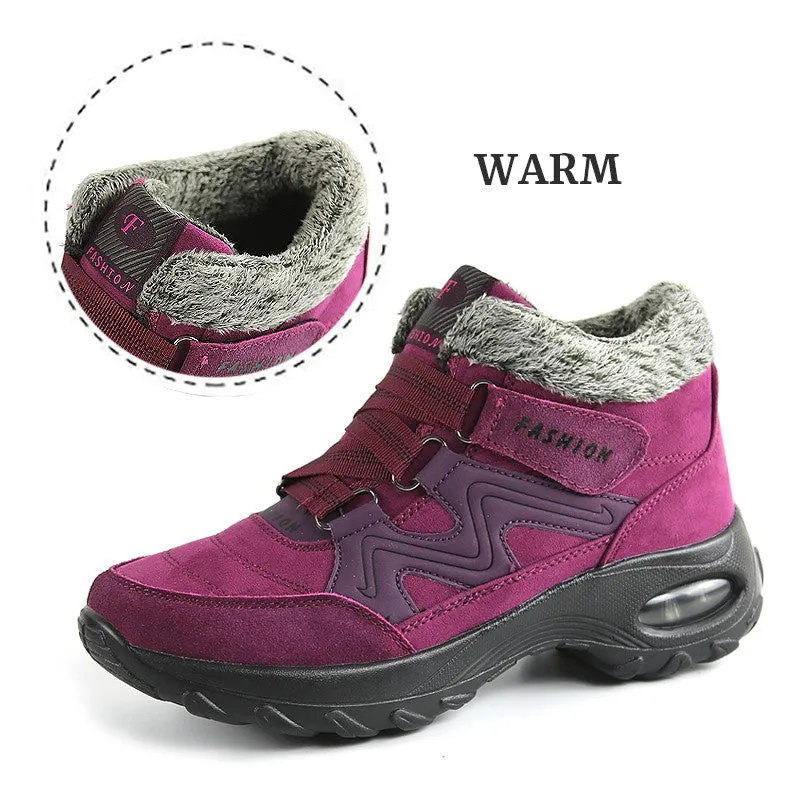 Women's winter thermal non-lip velcro comfortable boots