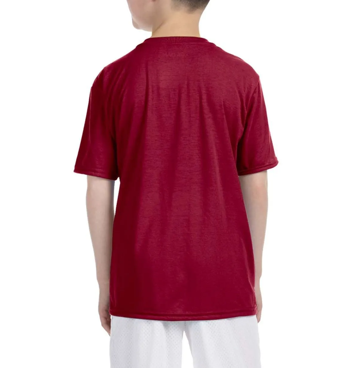 Youth Short Sleeve Polyester Crew Neck Performance T-Shirt