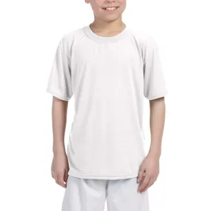 Youth Short Sleeve Polyester Crew Neck Performance T-Shirt