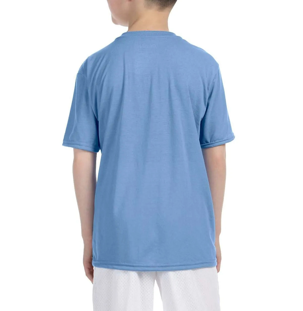 Youth Short Sleeve Polyester Crew Neck Performance T-Shirt