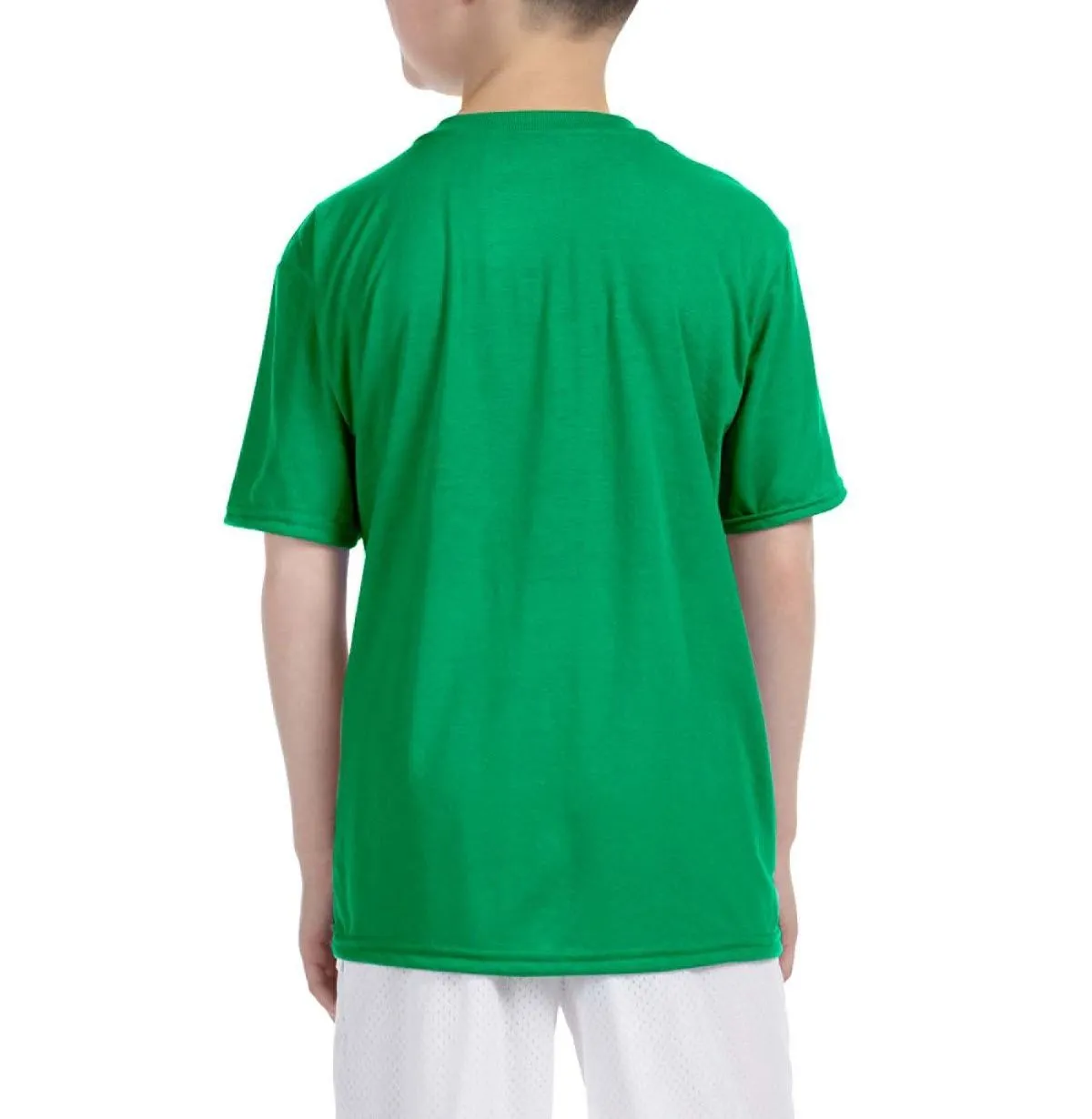 Youth Short Sleeve Polyester Crew Neck Performance T-Shirt