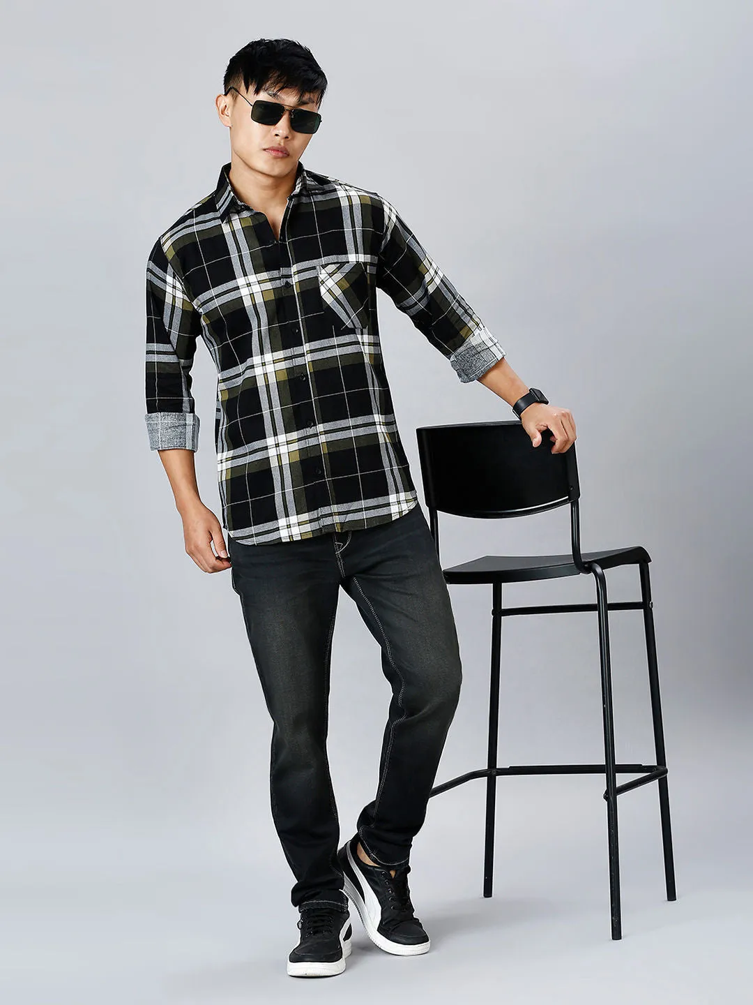 Zudiq Checked Men's Shirt